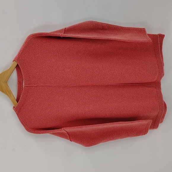 J. Jill sweater size small oversized relaxed fit high neck light salmon color - Picture 1 of 6